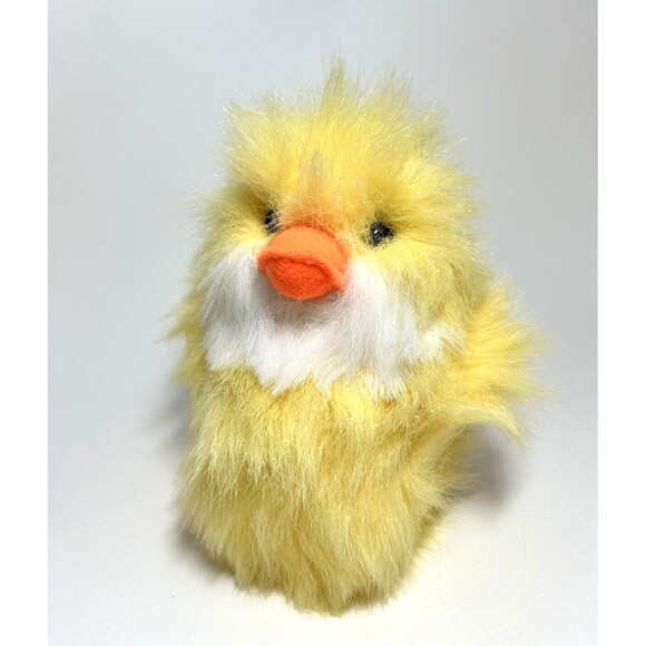 RUSS Berrie Chick Waddles Plush Stuffed Animal 11 in Yellow Fluffy Duckling Duck - Picture 1 of 12